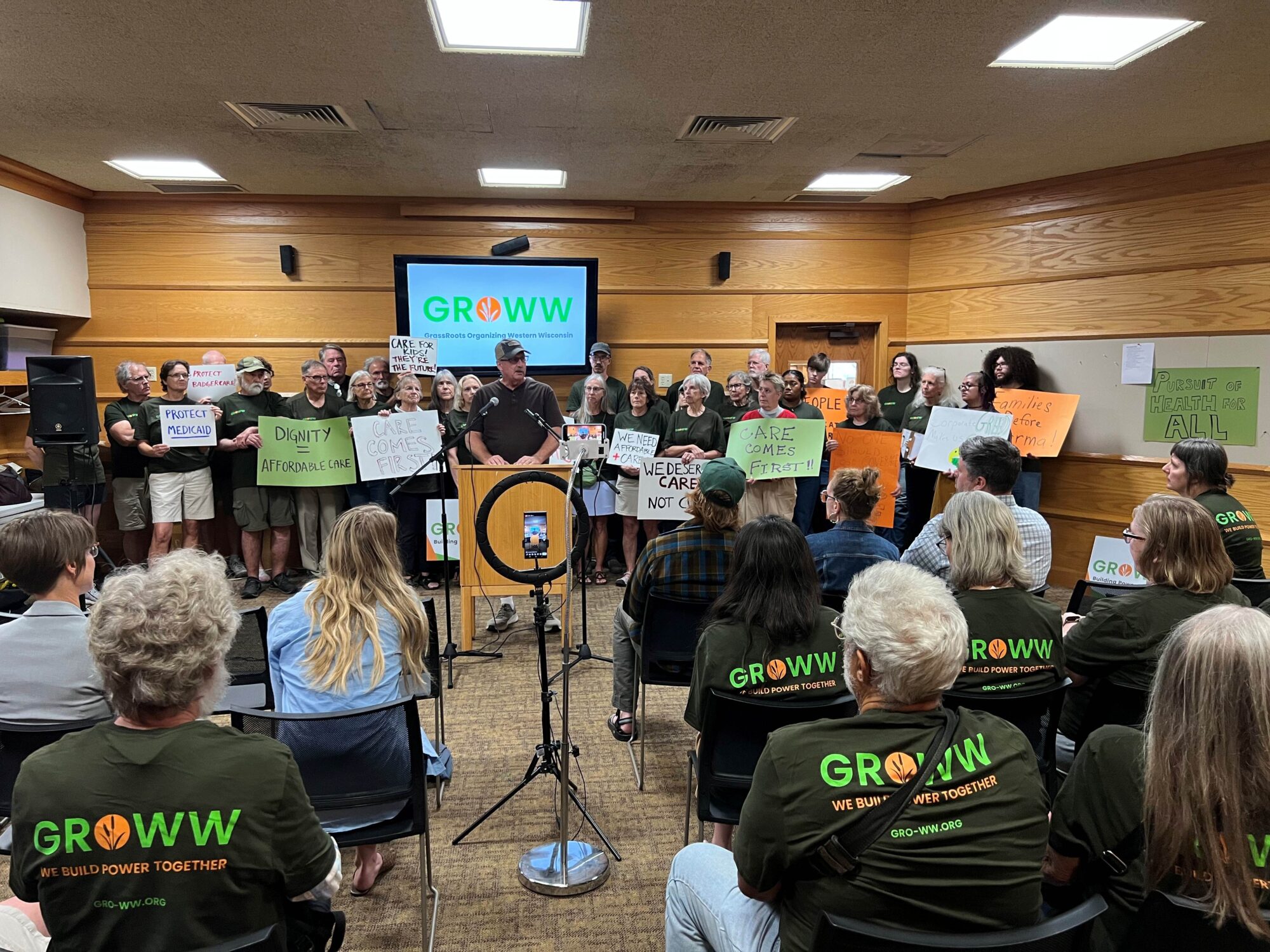 Care Vs. Profit Press Conference