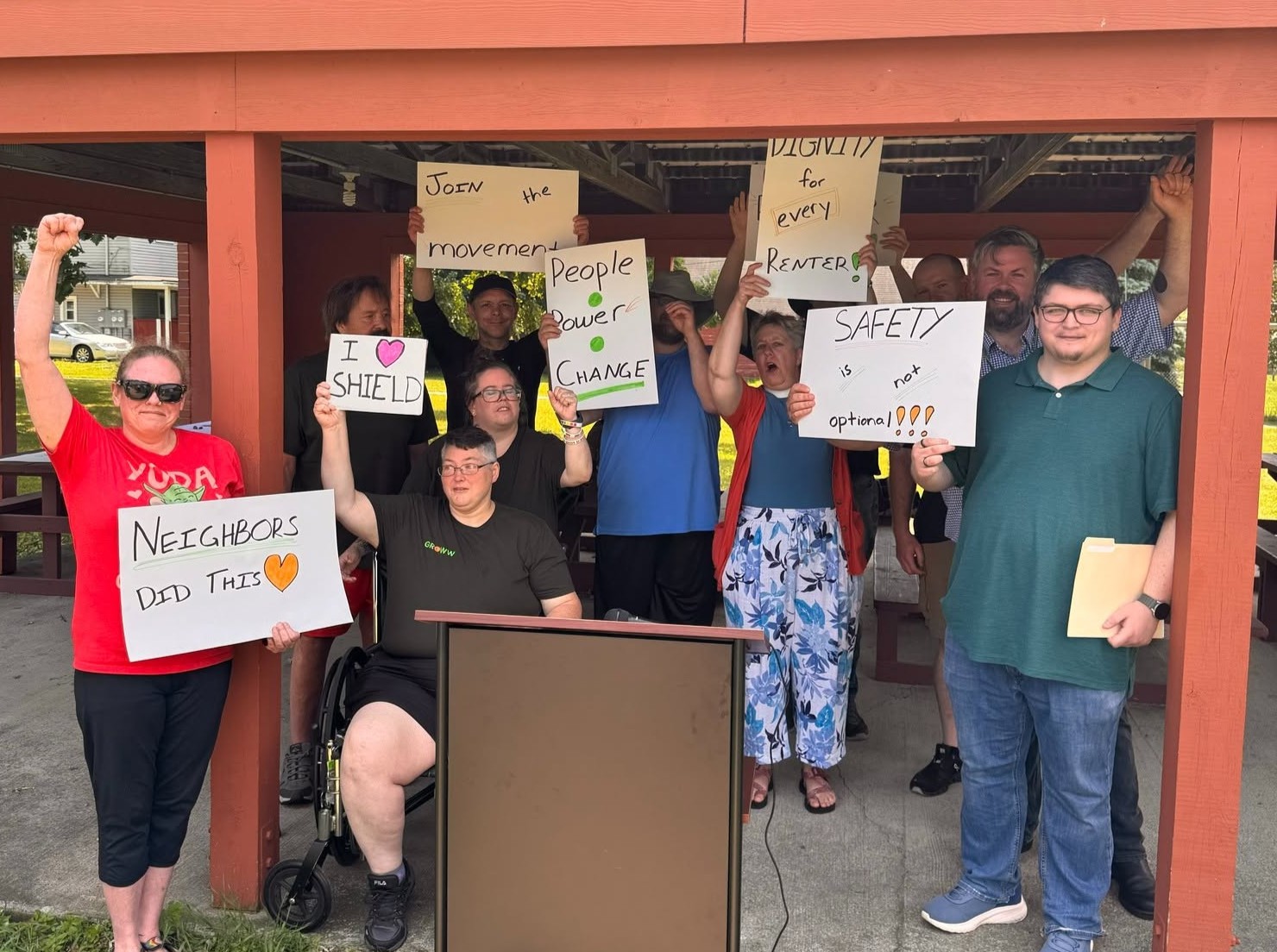 Menomonie Leaders Celebrate Safer Housing